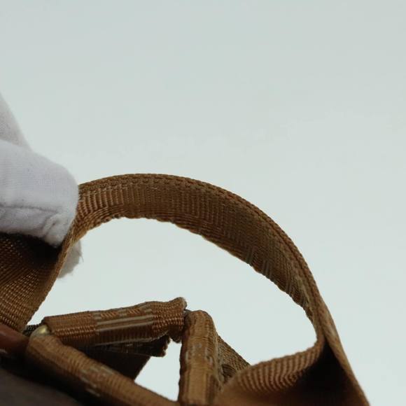 CELINE Macadam Canvas Backpack Brown Gold Auth ep5746 - Picture 8 of 16